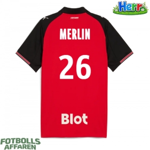 Stade Rennais Quentin Merlin #26 Hemmatröja 2025-26 Kortärmad